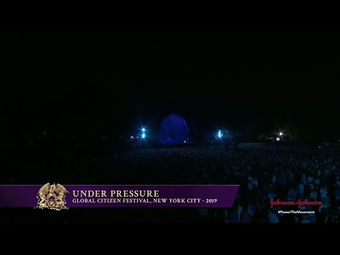 Video thumbnail for Under Pressure (Live at Global Citizen Festival, Central Park, New York, NY, 28th September 2019)