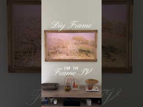 DIY frame tv for under $100! 🖼️🏡✨
