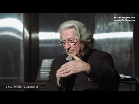 7 Sympozjon w Mazurkasie  -otwarcie wieczoru -rozmowa na proscenium A.Bartkowskiego z G.Mrówczyńskim
