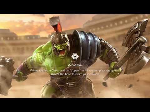 Gladiator Hulk Versus Mephisto And Magik