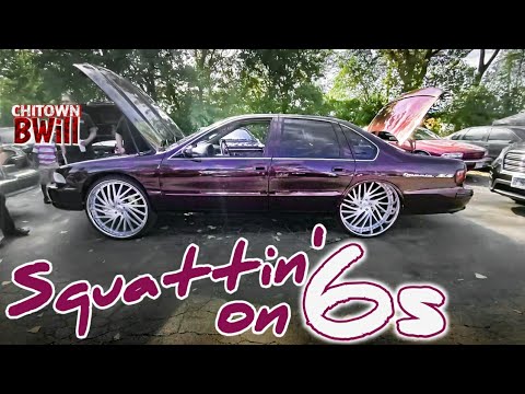 Burgundy 1996 Chevy Impala SS On 26\" Savini Wheels & Custom Interior | BWill's Bubble Chevy Edition
