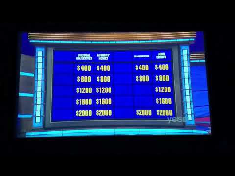 Double Jeopardy, Greg Marrero Day 2 - SCORE CHANGE before 2nd Daily Double clue (11/11/20)