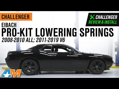Challenger Eibach Pro Kit Lowering Springs (2008-2010 All; 2011 2019 V6) Review & Install
