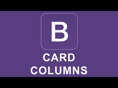 Bootstrap 4 Tutorial 31 Card Columns