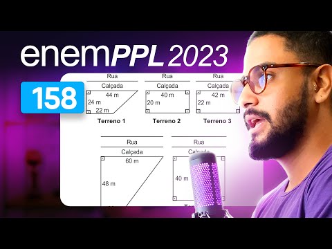 Question 158 - Blue Booklet | Plane Geometry | ENEM PPL 2023 Mathematics