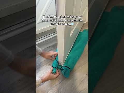 The first thing I do to keep my family safe when a huge winter storm is coming #shorts #winterstorm