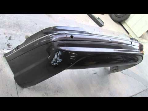 2002 Mercedes S500 Rear bumper cover ALMONDINE  NIQ W/SENSOR - mbiparts.com Used OEM Mercedes... OEM