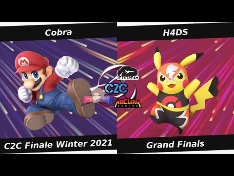 C2C Finale Winter 2021 Grand Finals - Cobra (Mario) Vs. H4DS (Pikachu) Smash Ultimate - SSBU