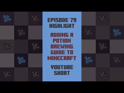 Adding a potion brewing guide to Minecraft | Episode 79 Highlight | The Withering Effect | #Shorts