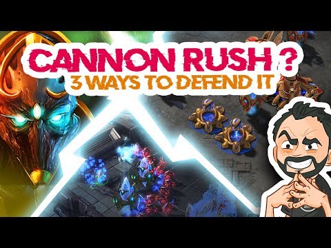 Starcraft 2 - Defending a Cannon Rush? 3 EASY Ways Here !