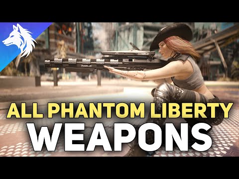 All 33 Phantom Liberty Iconic Legendary Weapons - Cyberpunk 2077