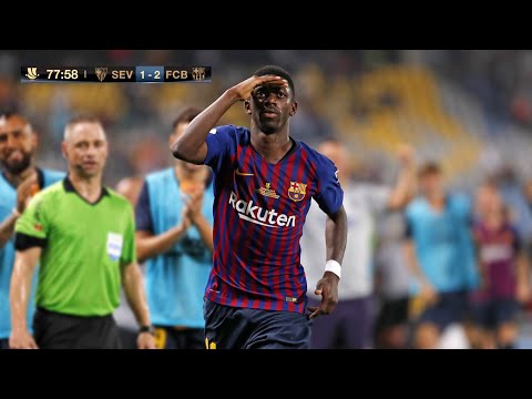 Ousmane Dembele Scores a Screamer to Beat Sevilla in the Final