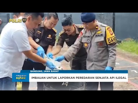 POLDA JABAR DAN KEJARI MUSNAHKAN RIBUAN AMUNISI DAN PULUHAN SENJATA API ILEGAL