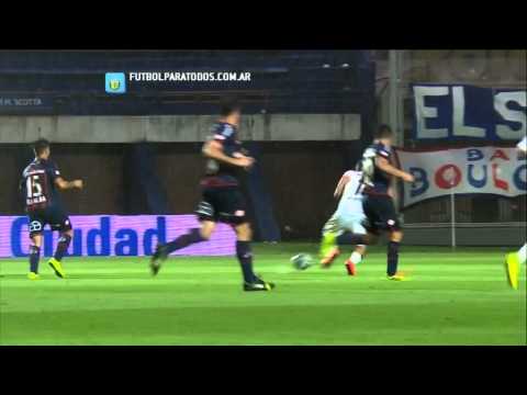 Gol de Ortigoza. San Lorenzo 3 - Estudiantes 0. Fecha 18. Primera División 2014. FPT.