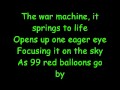 99 Red Balloons - Goldfinger (With German ...