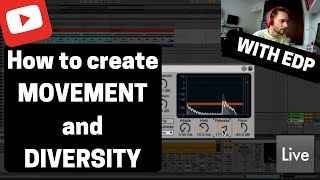 Two simple tricks to create movement and diversity to your drums - Ableton Live