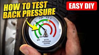 DIY Exhaust Back Pressure Test