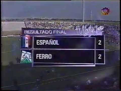 29-9-1996 (Apertura) (6°F) Deportivo Español:2 vs Ferro C. Oeste:2