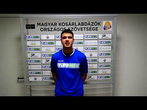 Szigedi Bence nyilatkozik a Sopron elleni meccsről