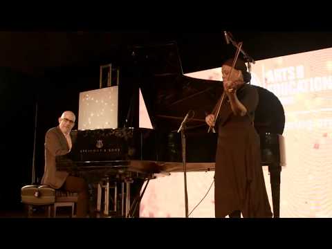 Regina Carter and Peter Martin at the 2018 St. Louis Arts Awards