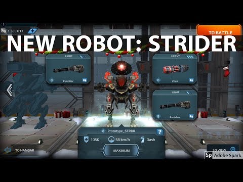 War Robots Test Server 3.6 NEW Robots Strider, New Weapon Dragoon - gameplay Part 2