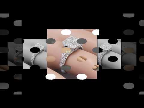 18k White Gold Asscher Cut Rings | designsbyknr