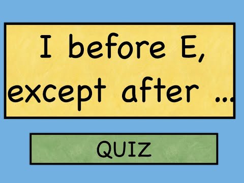 Master the 'I Before E Except After C' Rule: A Fun Spelling Quiz! 🚀