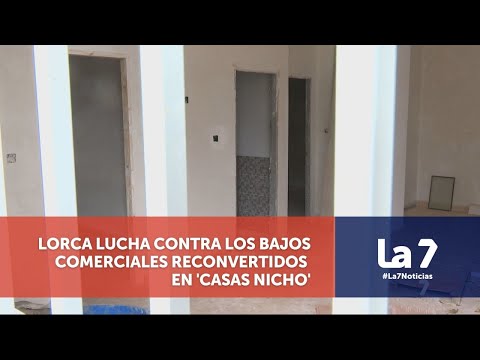El ayuntamiento de Lorca lucha contra los bajos comerciales reconvertidos en 'casas nicho' | La 7