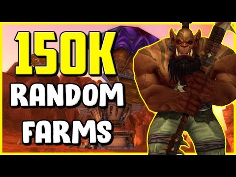 Farming 150k Gold In WoW BFA 8.2.5 - Gold Farming, Gold Making
