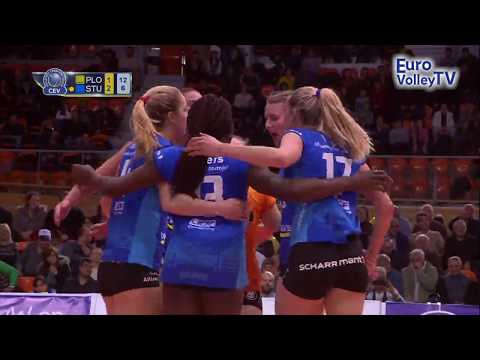 #CLVolleyW - Great defence earns the point for Allianz MTV STUTTGART