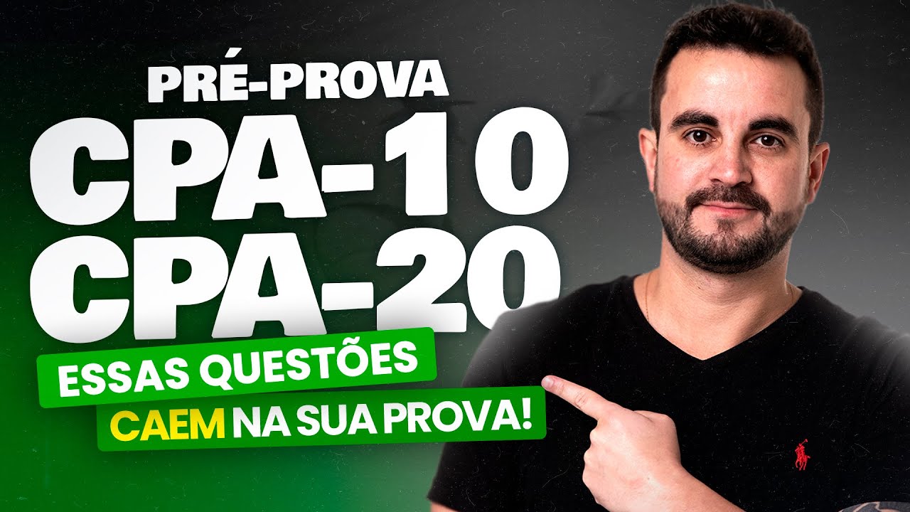 [PROVAS 2024] Pré-prova CPA-10 e CPA-20 Ep. 81 📖 - ANBIMA