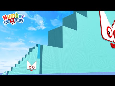 Numberblocks Step Squad NEW 1 to 55,000,000 BIGGEST - The Amazing Step Squad Numberblocks HUGE