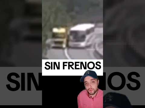 Bus with no brakes #buses #roads #traffic #shortsfeed #drivers