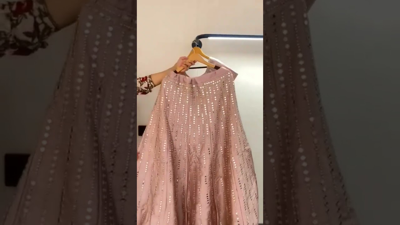 Alizeh Mirror Maze: Heavy Silk Lehenga Choli with Dazzling Mirror Work & Zari Embroidery