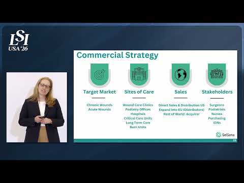 Melissa Krebs, GelSana - Zwitterionic wound dressings that heal faster | LSI USA '26
