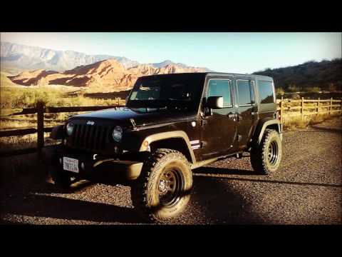 Jeep JK Before and After the Teraflex 1.5 inch leveling kit