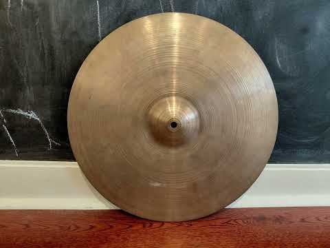 Vintage 1950s A Avedis Zildjian Small Stamp 16" Crash Cymbal 1320g image 4