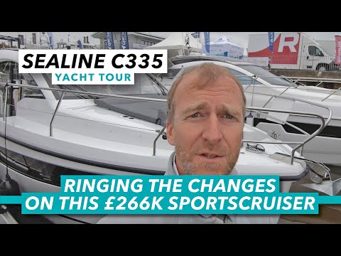 Sealine C335 yacht tour | Ringing the changes on this £266k sportscruiser | Motor Boat & Yachting