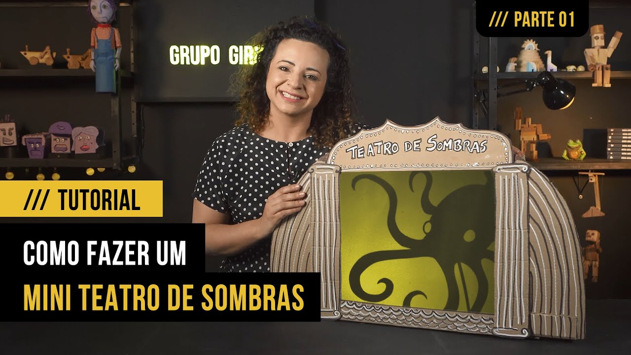 TUTORIAL MINI TEATRO DE SOMBRAS | COMO FAZER UM TEATRO EM MINIATURA | DIY PARTE 01
