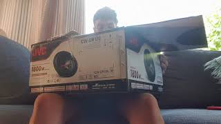 JVC DRVN subwoofer unboxing