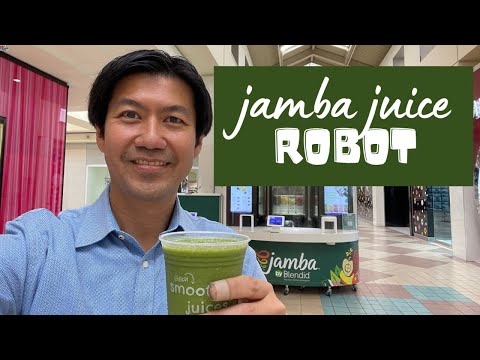 Fui atendido por um robô Jamba Juice!