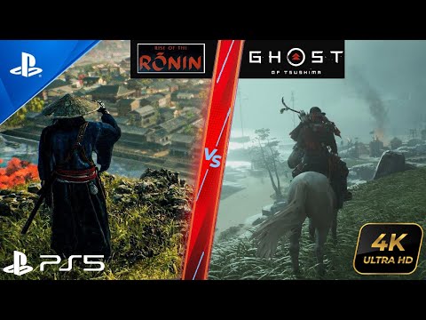 Ghost of Tsushima vs Rise of the Ronin | Direct Comparison! Attention to Detail & Graphics! PS5 4K