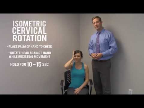Keith Clinic - Strengthening Exercise #3 - Iso Cervical Rotation