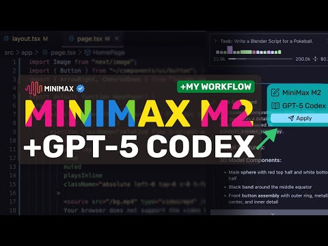 MiniMax M2 + GPT-5 Codex + Mein Workflow: SO SOLLTEN SIE MiniMax M2 FÜR BESTE ERGEBNISSE VERWENDEN!