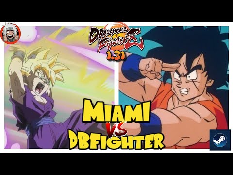DBFZ Miami vs DBFighter (GogetaSSB, TGohan, Goku) vs (MajinBuu, Yamcha, GokuSSB) Ver 1.31