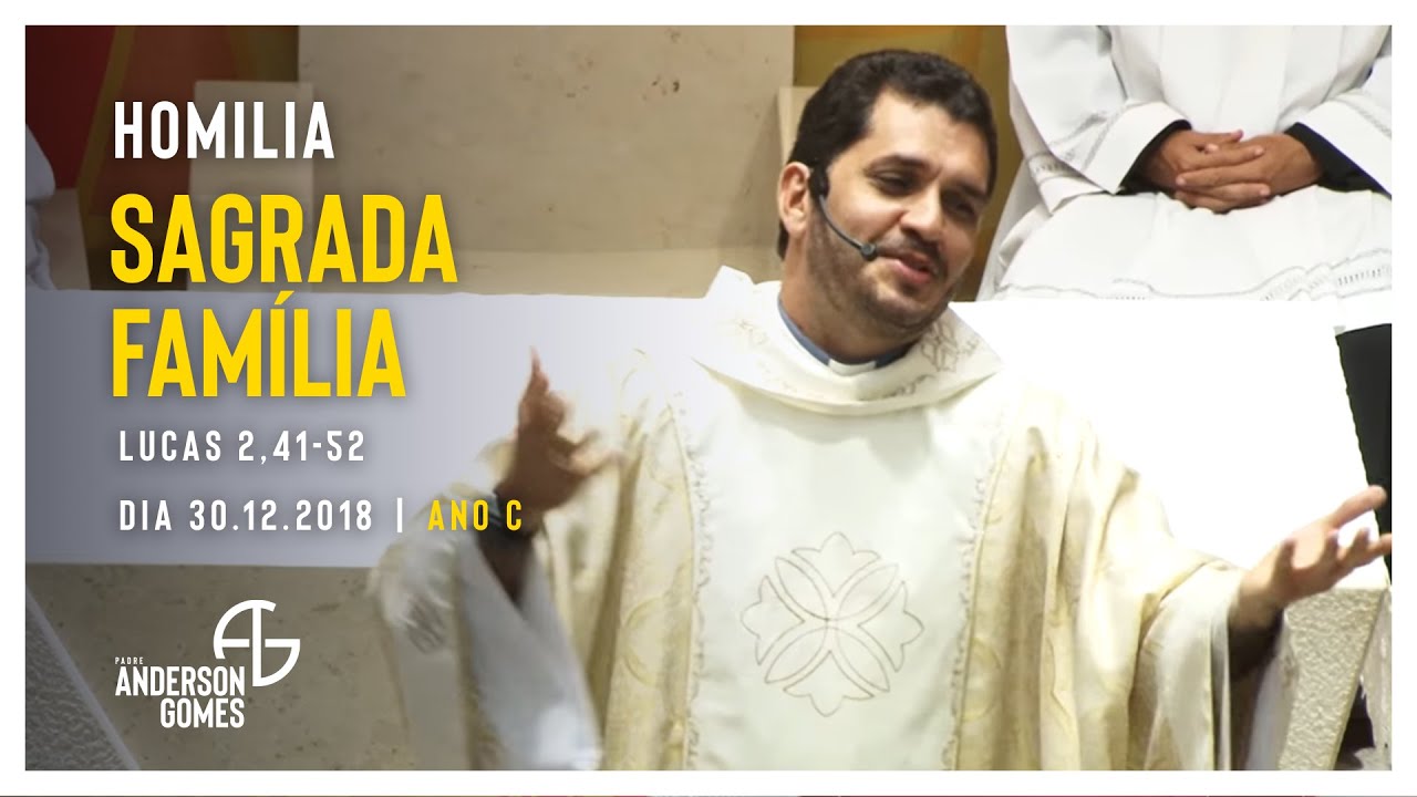 HOMILIA da Sagrada Família (Lc 2,41-52/Ano C) - 30/12/2018