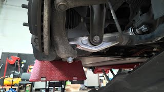 Replacing the lower AFT control arms on a Tesla Model 3!