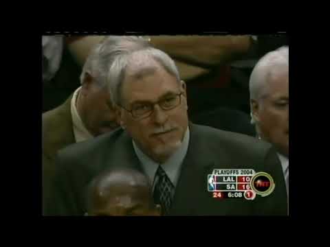2004 West Semi Finals, Los Angeles Lakers vs San Antonio Spurs Game 2
