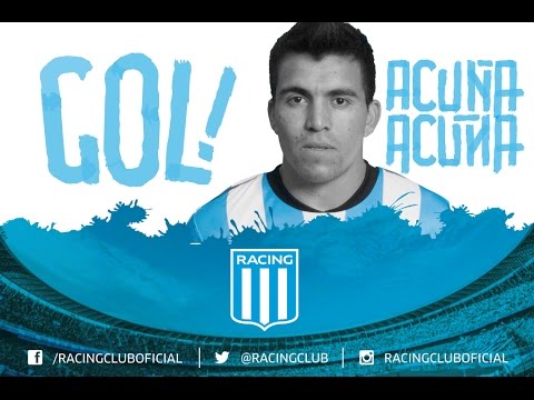 Gol de Acuña  Atl  Rafaela 1   Racing 1  Fecha 8  Primera División 2016