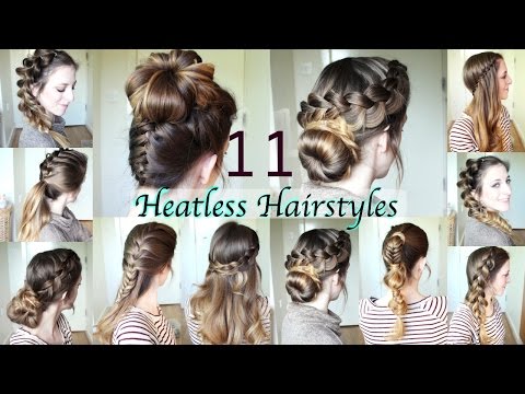 11 Heatless Hairstyles  | DIY Hairstyles | Braidsandstyles12 Video